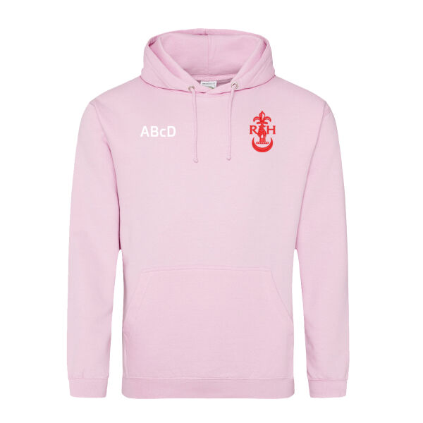 Regent House Leavers Hoodie - Baby Pink Thumbnail